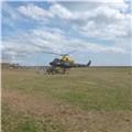 Helicopters landing at Dawlish Warren